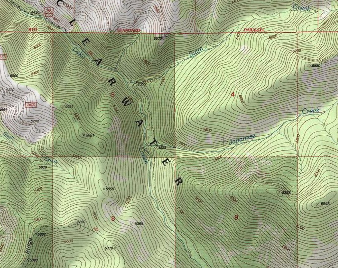Fish Lake Topo1