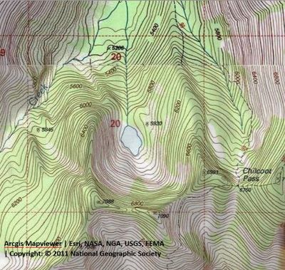 Harrington Lake Topo