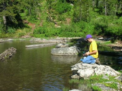 Colter at Kid Lake 2006