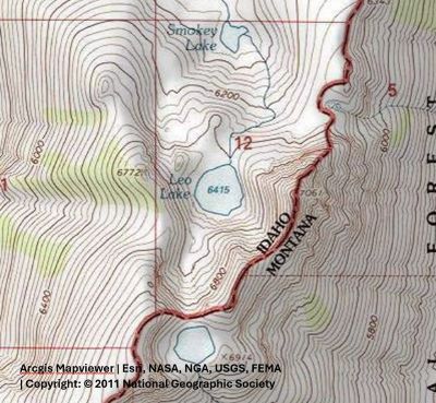 Leo Lake Topo