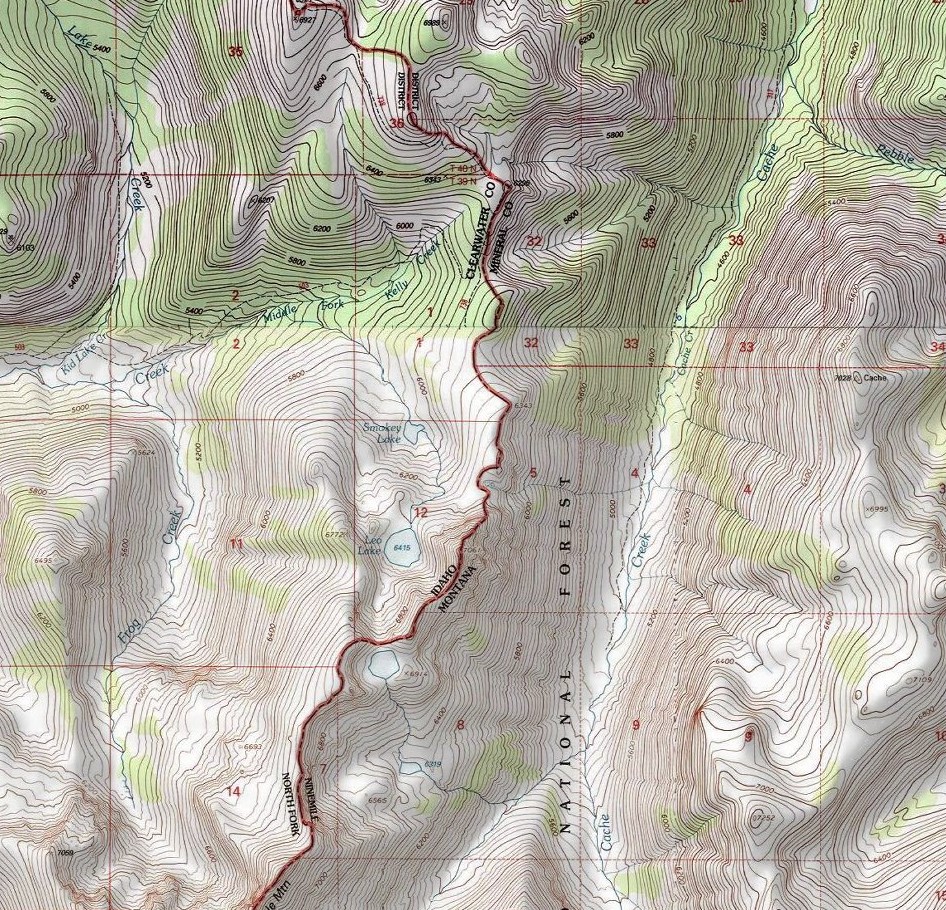 Schley / Cache Area Topo