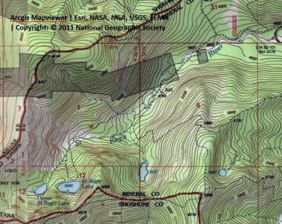 St Regis Lakes Topo