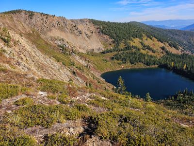Upper Bonanza Lake From Stateline