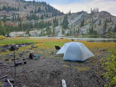 Camp at Mary Lake