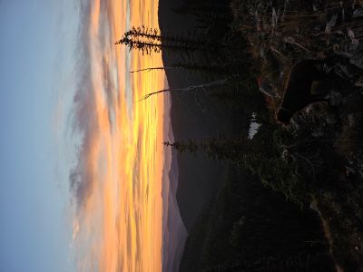 Skye & Hazel Lake at Sunrise