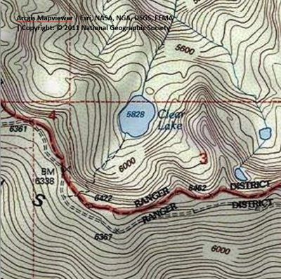 Clear Lake Topo