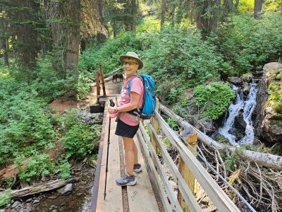 Kathy on Bridge
