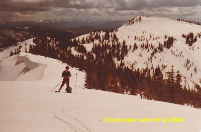 Chuck Near Summit 1984