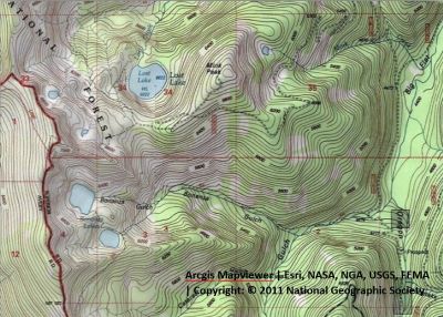 Lost Lake Big Flat Topo