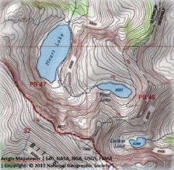 Pearl Lake Topo