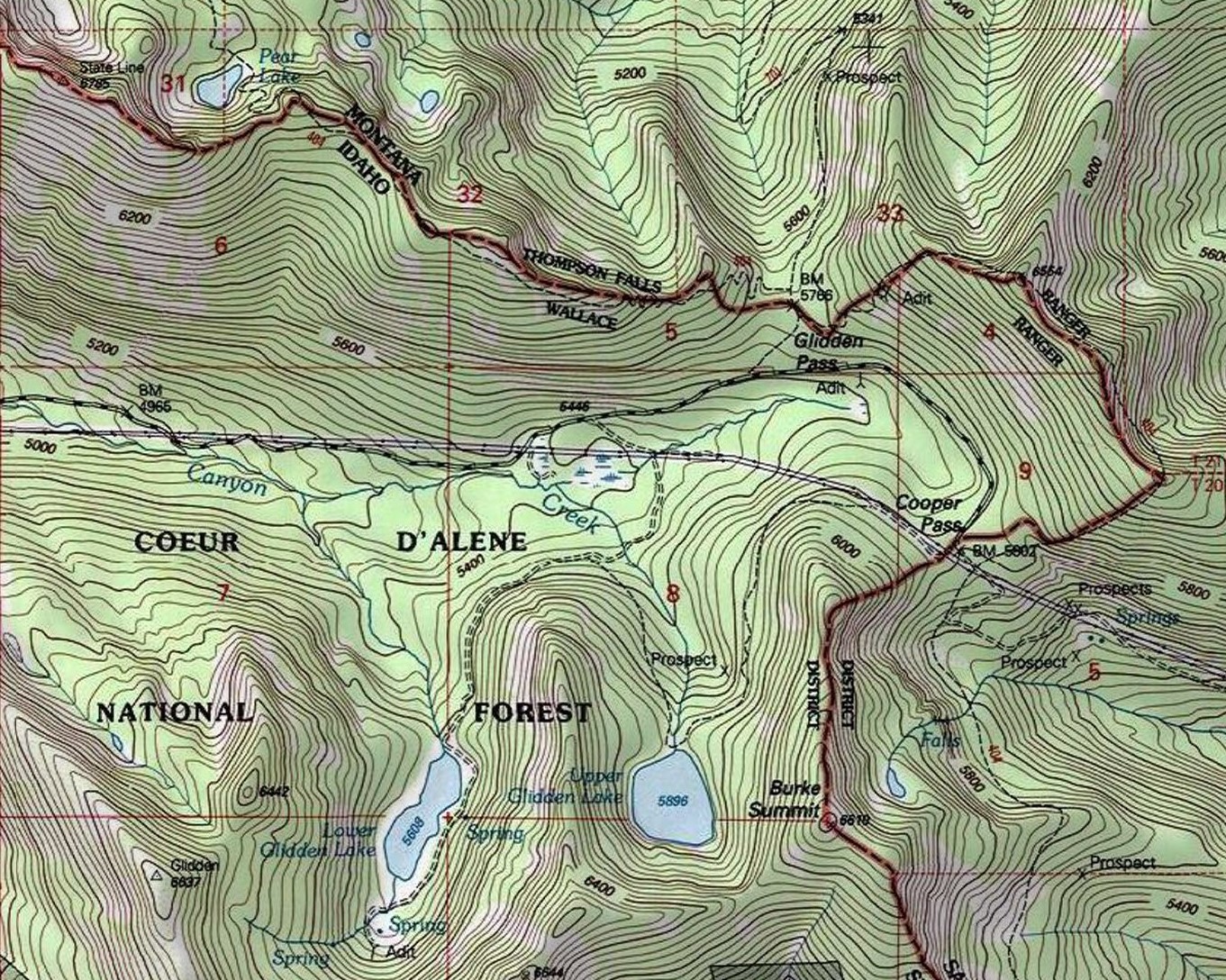 Cooper Pass Topo 1