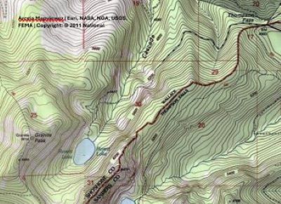Revett Lake Topo