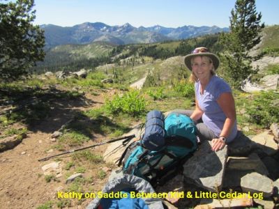 Kathy on Saddle
